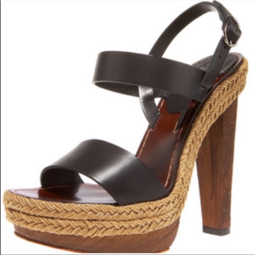 Christian Louboutin espadrille platform sandals